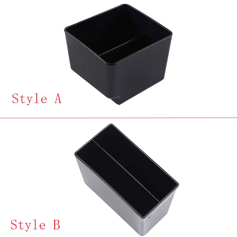 For Toyota Land Cruiser Prado 150 2010-2017 ABS Black Car Gear Handle Rear Storage Box Key Box Interior Accessories