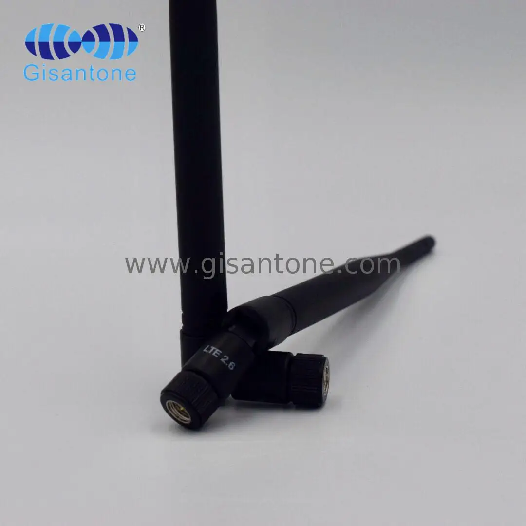 Lte 3g/4g gsm cdma gummi antenne hochwertige dipol peitsche 2,6g mit sma stecker 5dbi