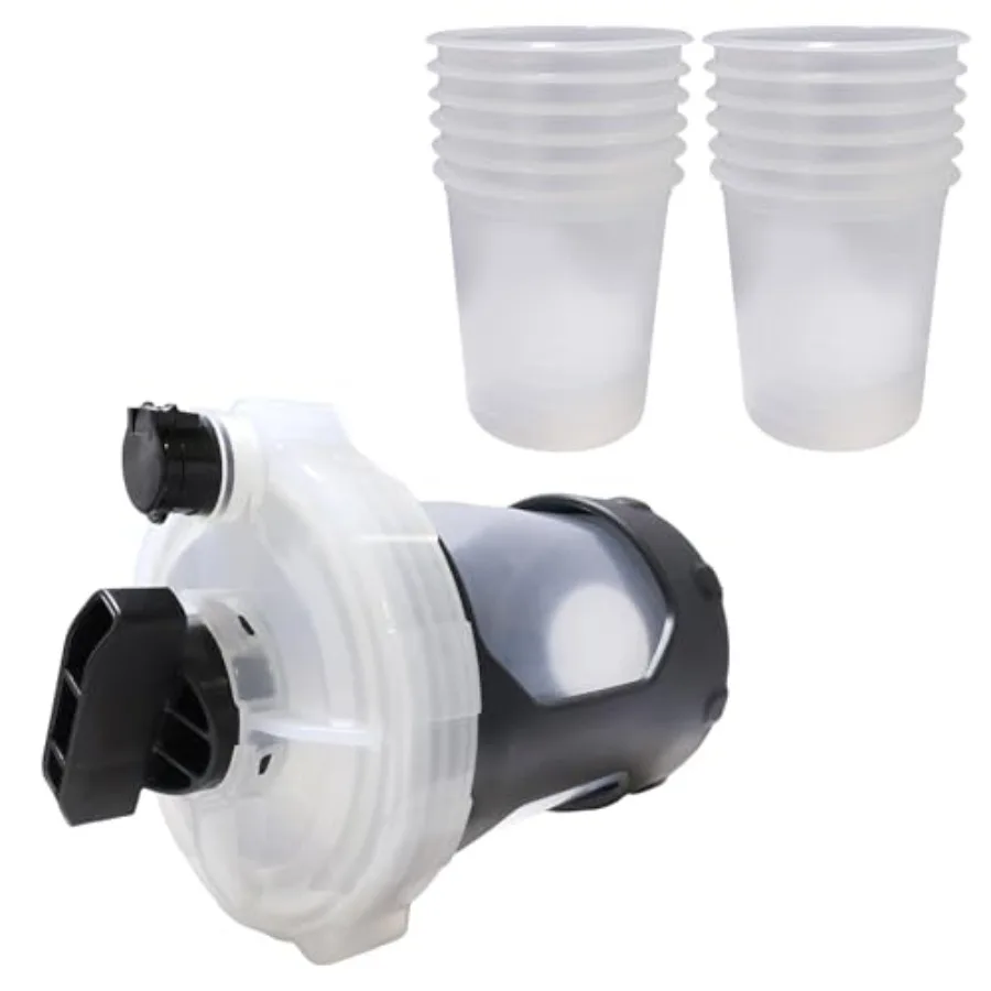 

12PC 17A226 Paint Bags 17R821 Paint Bucket Kit Fits for FLEXLINER System 32 OZ Solvent-Based 32 oz
