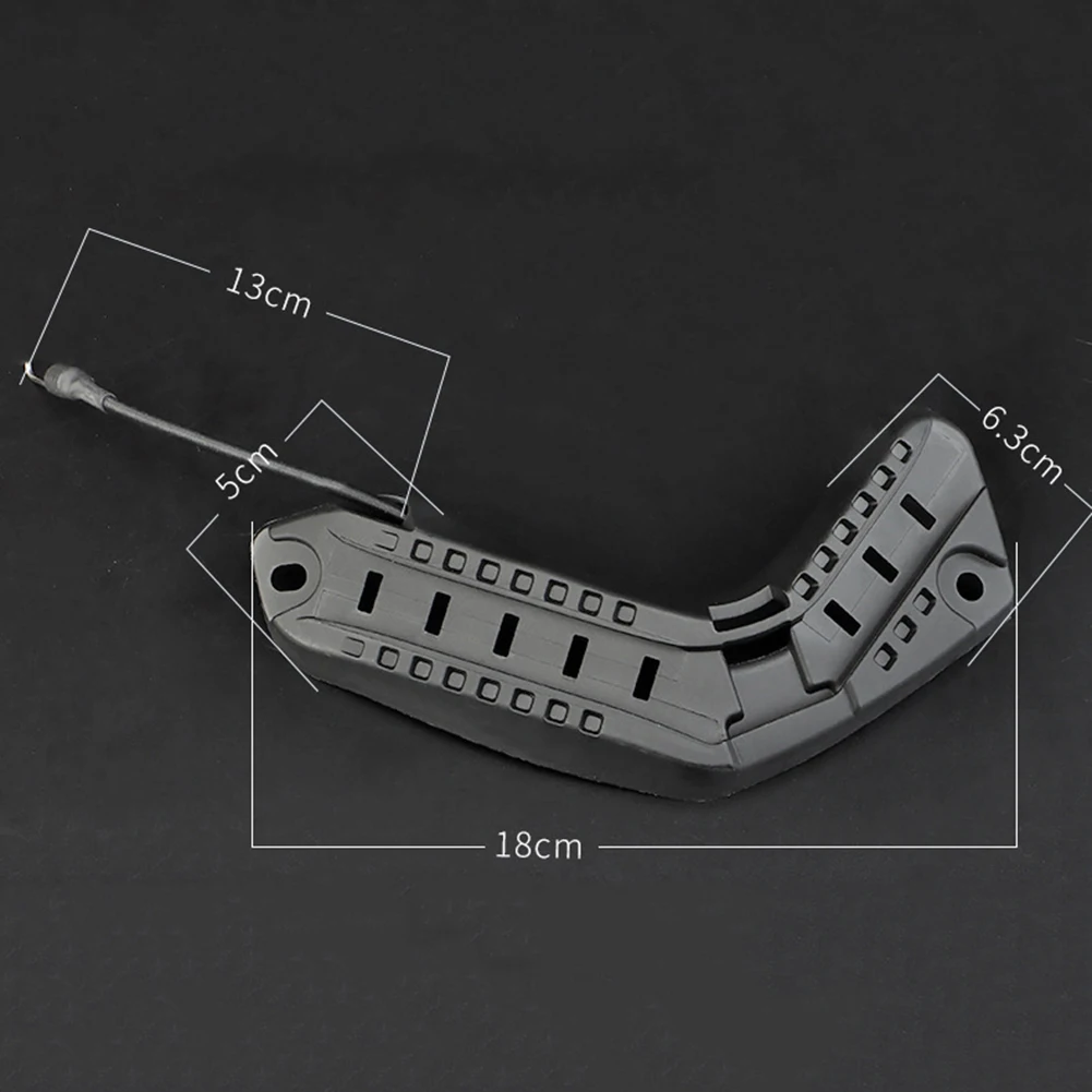 Tactic Outdoor Helmet Side Guide Rails Set Arc Helmet Rail For Fast Helmet Guide Adapter Hunting Shooting Helmet Accessories