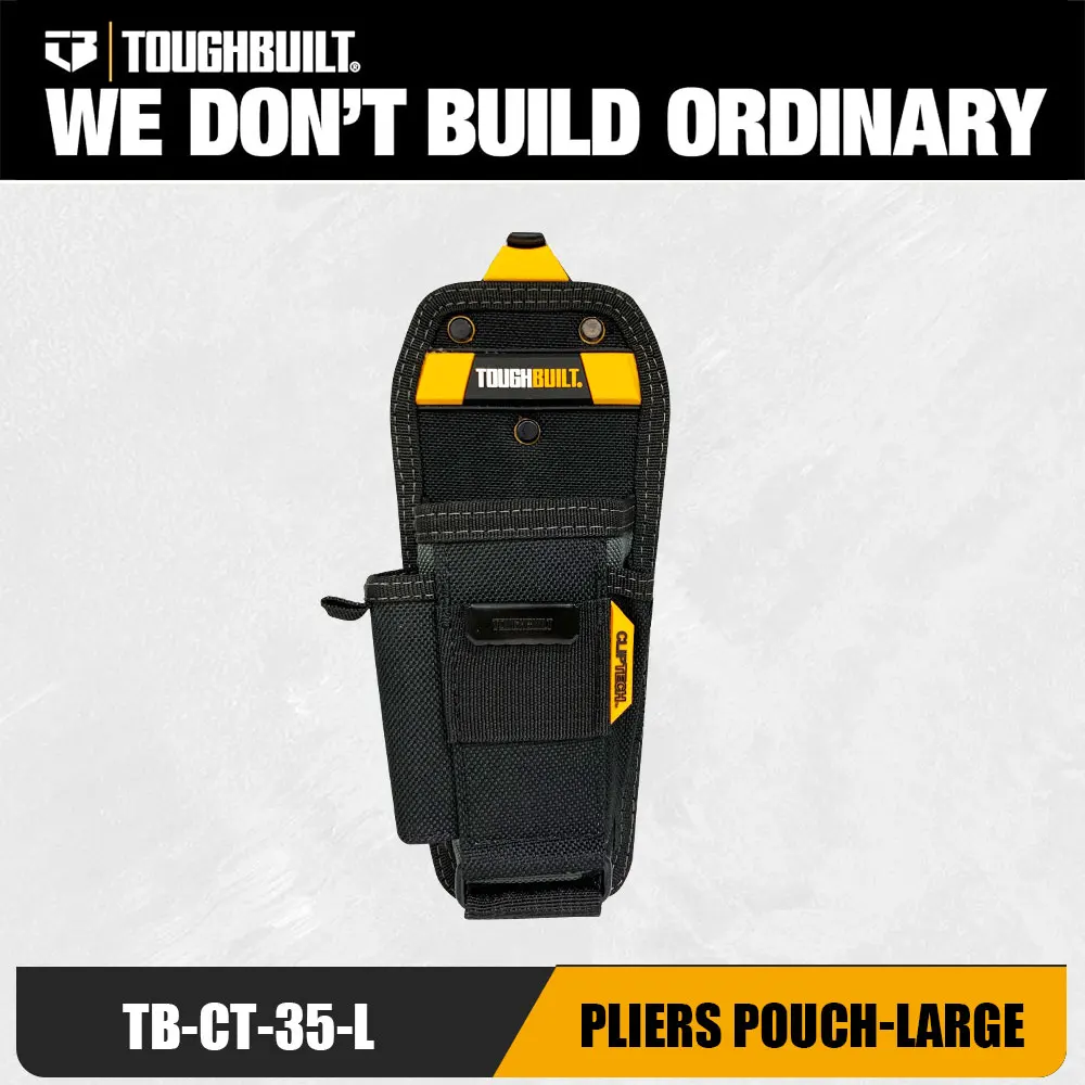 

TOUGHBUILT TB-CT-35-L ClipTech Большая сумка для инструментов, прочный органайзер для инструментов для мастеров и ремонтников.