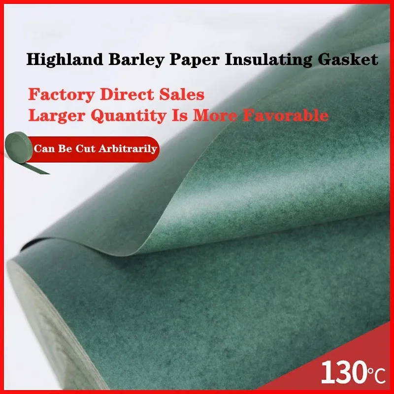 Non-sticky Barley Paper Motor Repair High Temperature 18650 Lithium Battery Insulation Paper Gasket 50cmx1m