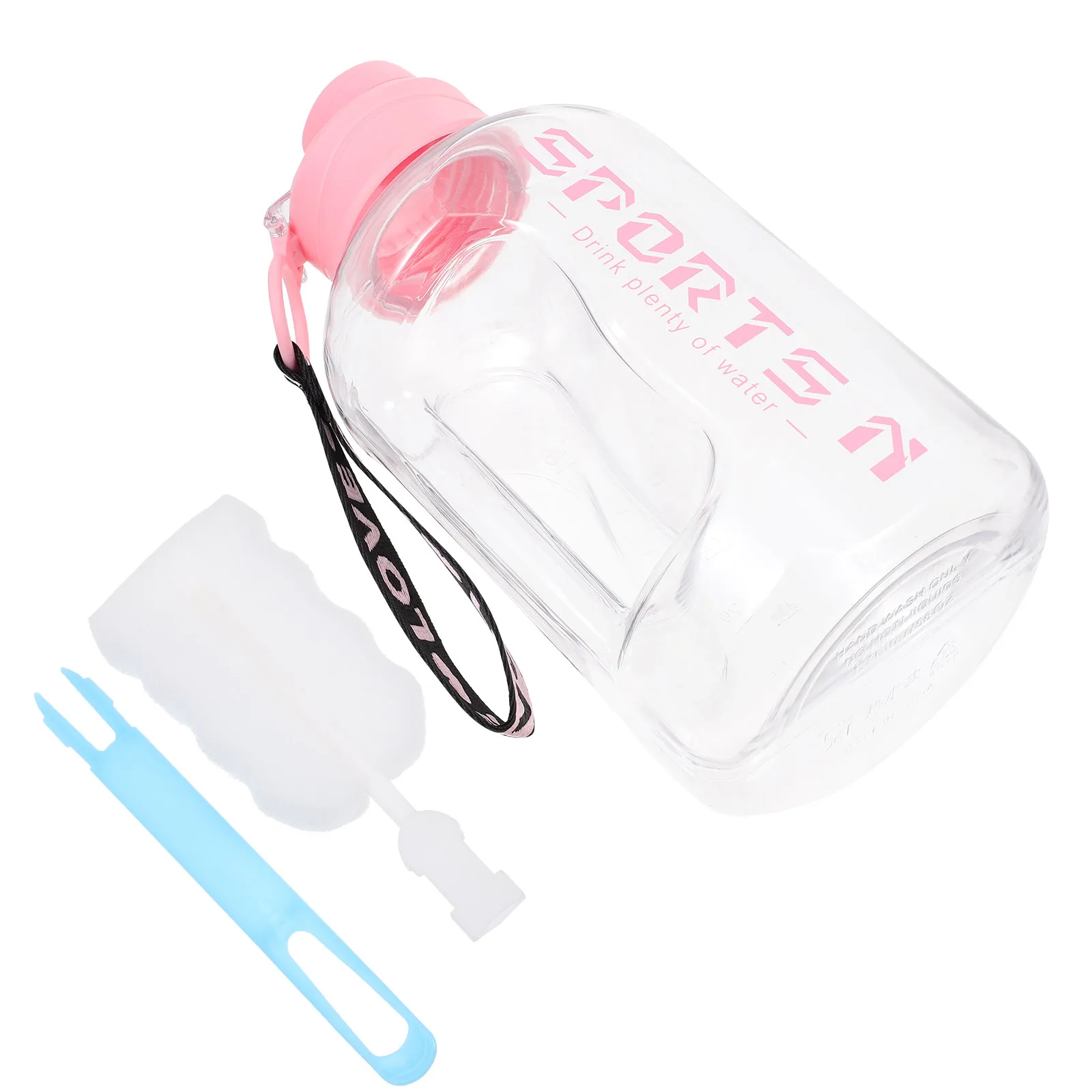 

Портативная бутылка для воды большой емкости для занятий спортом и фитнесом, утолщенный корпус, устойчивое положение, не легко повредить, практичный подарок