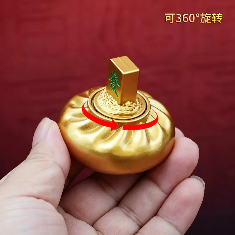 , - Lucky Bag, Three-Dimensional Relief Mahjong, Fortune-Making Spinning Toy, Hot-Selling Item In Physical