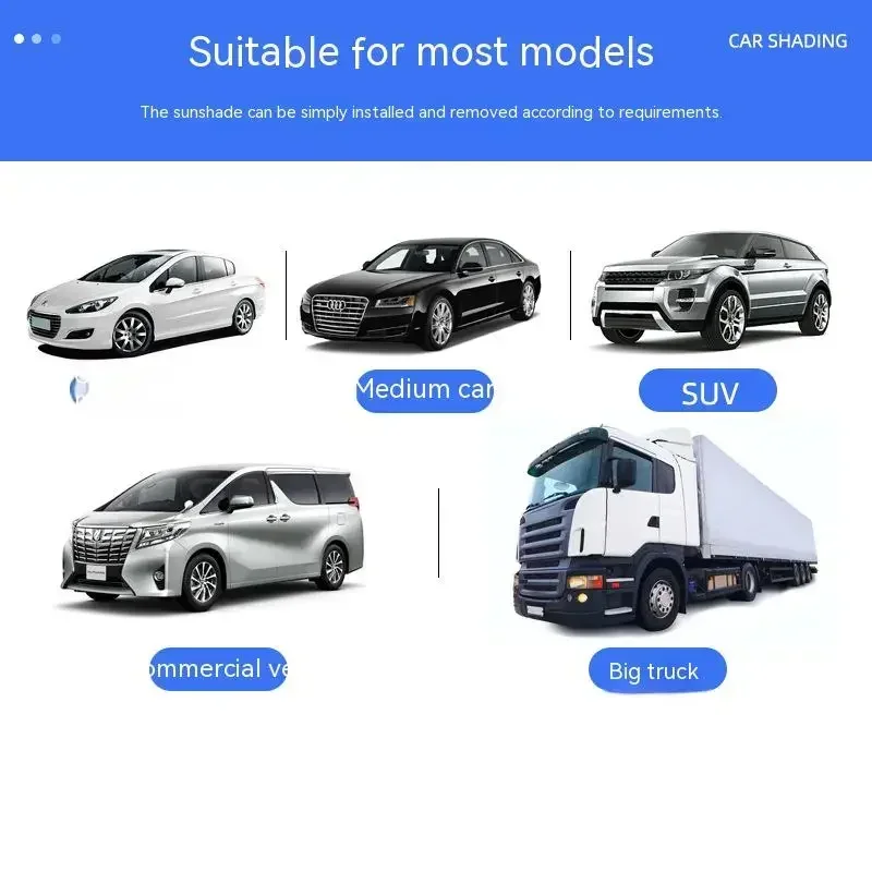 Tende a rullo retrattili automatiche Parasole per auto Camera da letto Cucina Tenda oscurante Protezione solare Isolamento termico Tenda solare senza chiodi