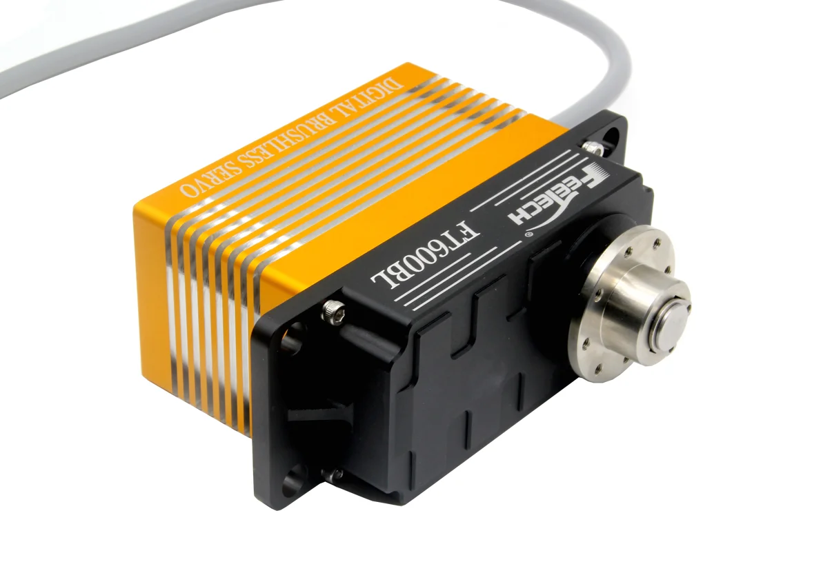 Feetech Servo 24V 600kg Digital 180 Degree Magnetic Encoding Aluminum Steel Gear Brushless Servo for RC UAV Drone/robotics Kit