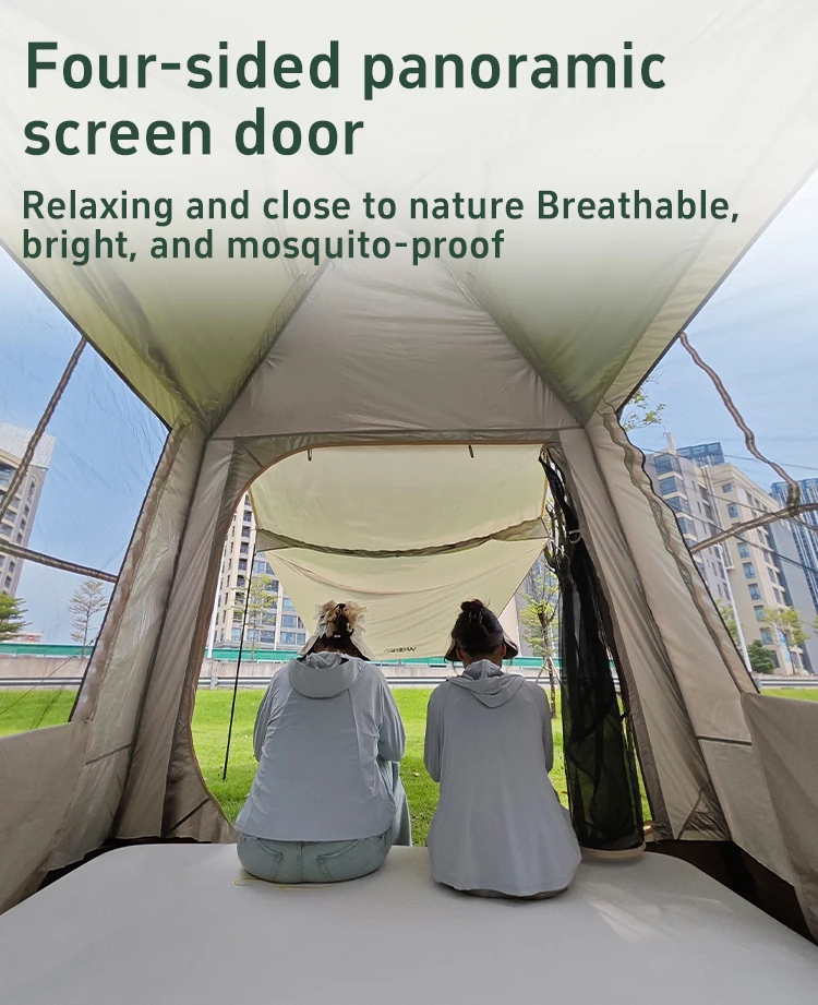 

TPU Inflatable tent for camping extra large glamping tent blow up tent easy setup 4 season windproof tent waterproof tents