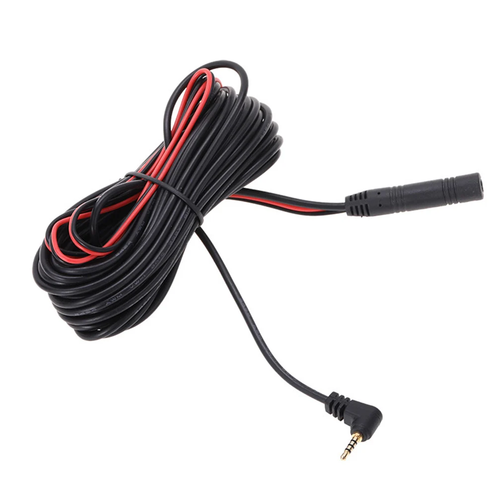 6m Car DVR Dash Camera Cable 2.5mm 4Pin Extension Wire For Rear View Camera Black Plastic & Metal Cables Adapters Sockets
