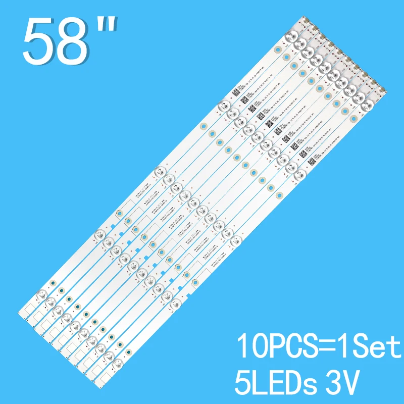 LED backlight for JL.D58051330-003BS-M  LED58EC550UA LED58EC550UA SVH580A01 5LED