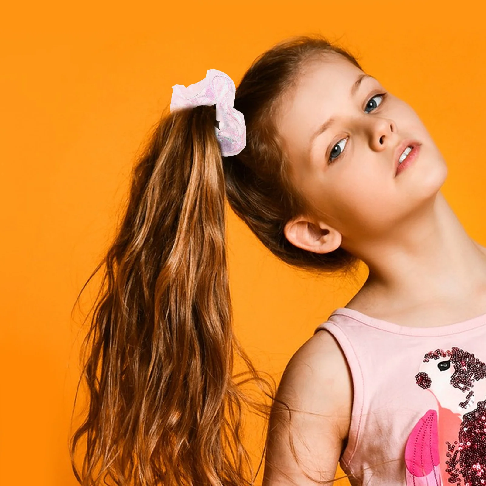 Chouchous lumineux colorés, 5 pièces, bandes de cheveux qui brillent dans l'obscurité pour filles et femmes, fêtes d'halloween au néon, chouchous lumineux Rave