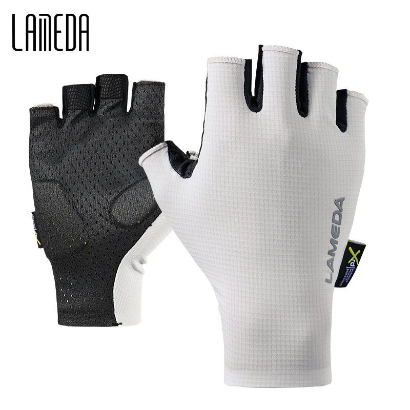 

LAMEDA Professional Cycling Gloves Men Half Finger Anti-Slip Shockproof MTB Cycling Gloves Road Bike Bicycle Gear Accessories