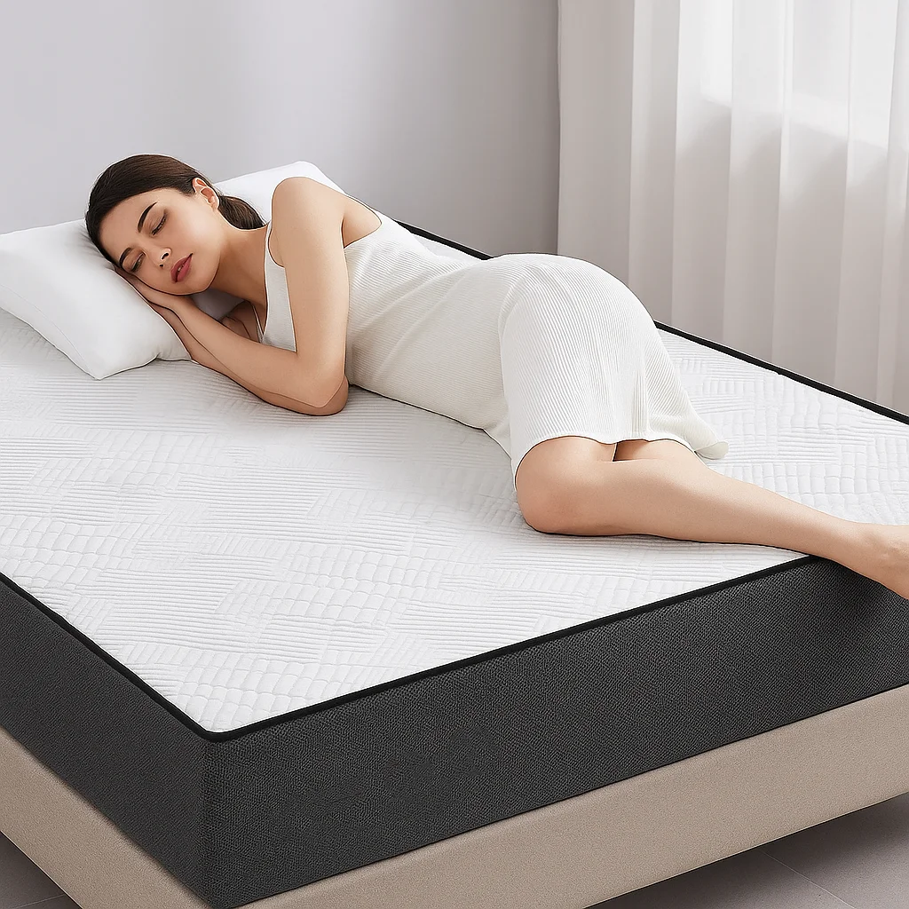 2025 Best Selling Imported Queen Size High-Density Sponge Foam Mattress Roll-Packed Foam Mattress for Bedroom Furniture Use