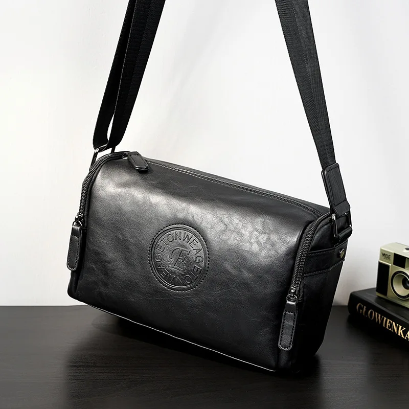 

Маленькая квадратная сумка, универсальная модная новая мужская сумка через плечо, повседневная сумка-мессенджер на открытом воздухе, тренд