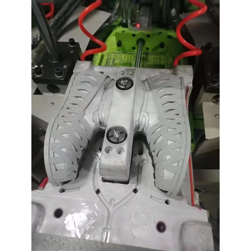 Full Automatic PVC/TPR/ Plastic Slipper Making air Blowing Shoe Making Machine - view 5
