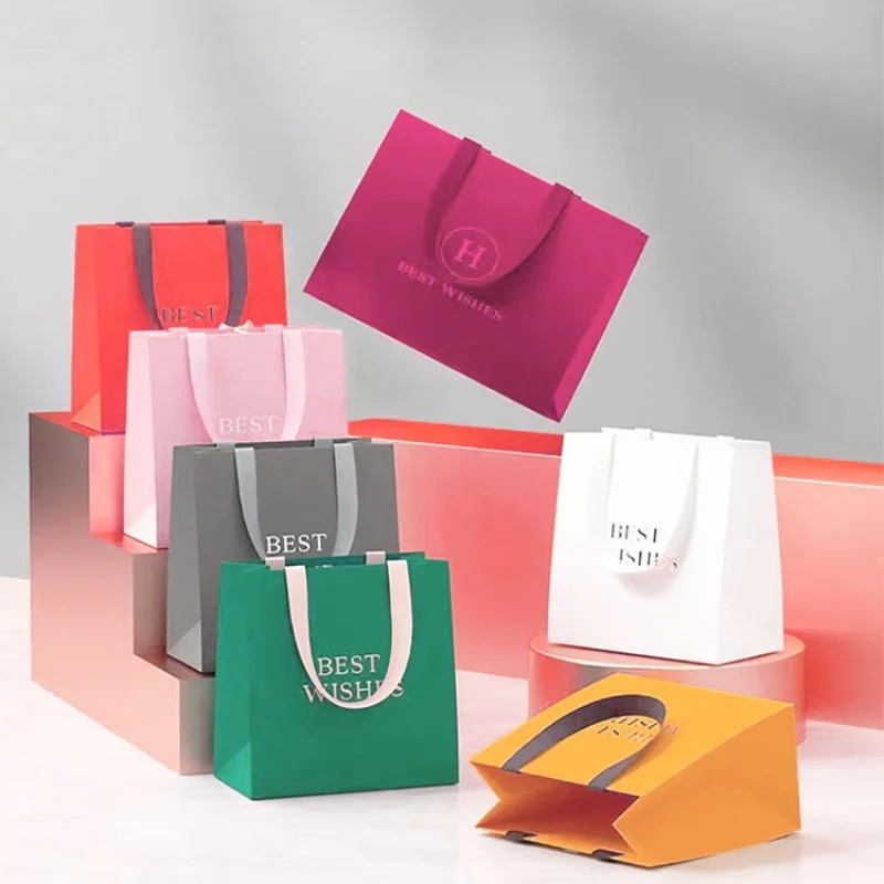 Customized product、Custom Printed Logo Luxury Paper Bag Retail Boutique Shopping Paper Bags With Your Own Logo