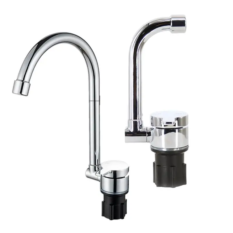 

Camper Faucet 360 Horizontal Rotation Folding Faucet Single Handle Control Kitchen Sink Faucets For Campervans Caravans