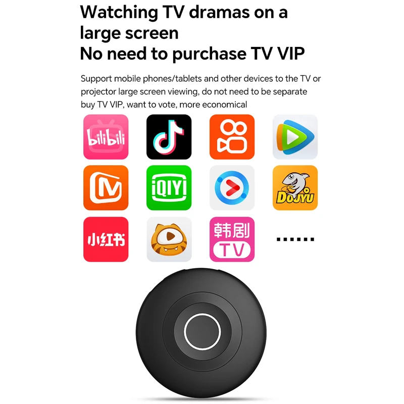 جهاز استقبال النسخ المتطابق Smat TV Stick MiraScreen WIFI Display Dongle جهاز مشاركة الشاشة اللاسلكية Miracast Airplay مبدل الشاشة