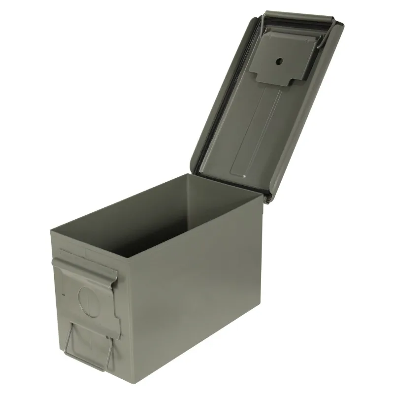 Strategy 50 Caliber Metal Ammo Storage Box 12 in. x 6.125 in. x 7.25 in. Metal Latch, OD Green