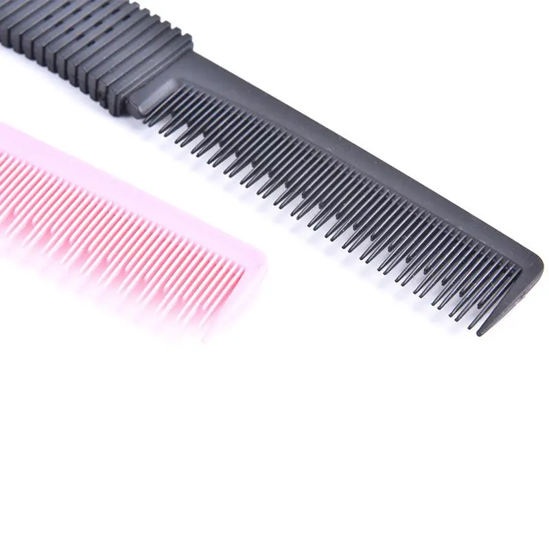 1PCS Oil Head Curly Comb Men Double Side Tooth Combs Steel Needle Fork Combs Hair Brush Barber Salon Hairdressing Tool