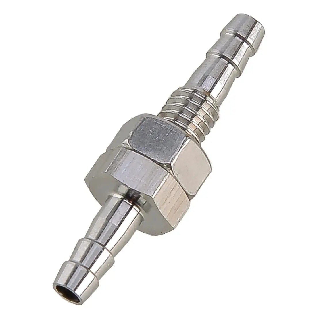 

Соединитель-адаптер для шланга из нержавеющей стали 1/8 дюйма (4 мм), прямой, для проходного монтажа, серебристый