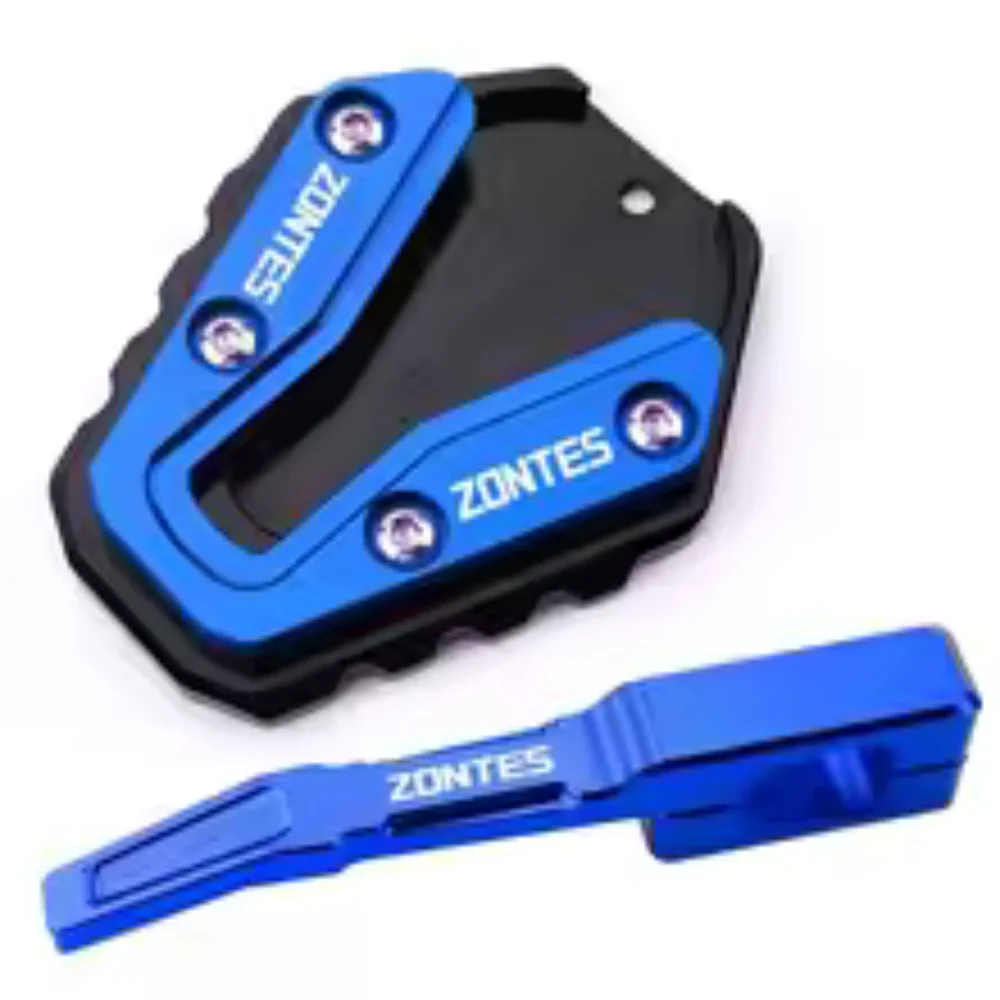 For ZONTES 368G, modify the side kick pad with enlarged size and extended side kick assist block; 368E/K anti-slip bracket.