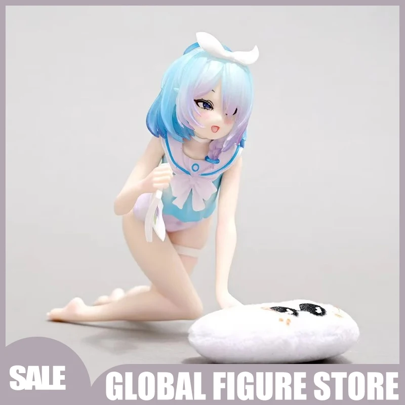 

12 см синий архив Arona на коленях, игра Ai Girl, фигурка, модель статуи, коллекция, украшение для рабочего стола, орнамент, игрушки, подарки