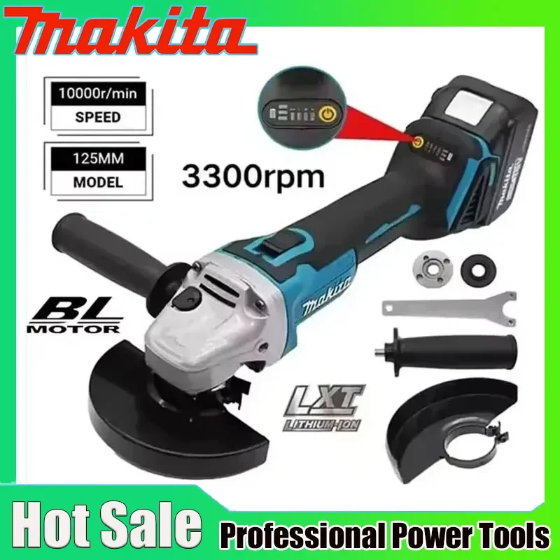 makita-electric-100mm-dga404-brushless-angle-grinder-polishing-cutting-machine-cordless-angle-grinder-tool-for-18v-battery