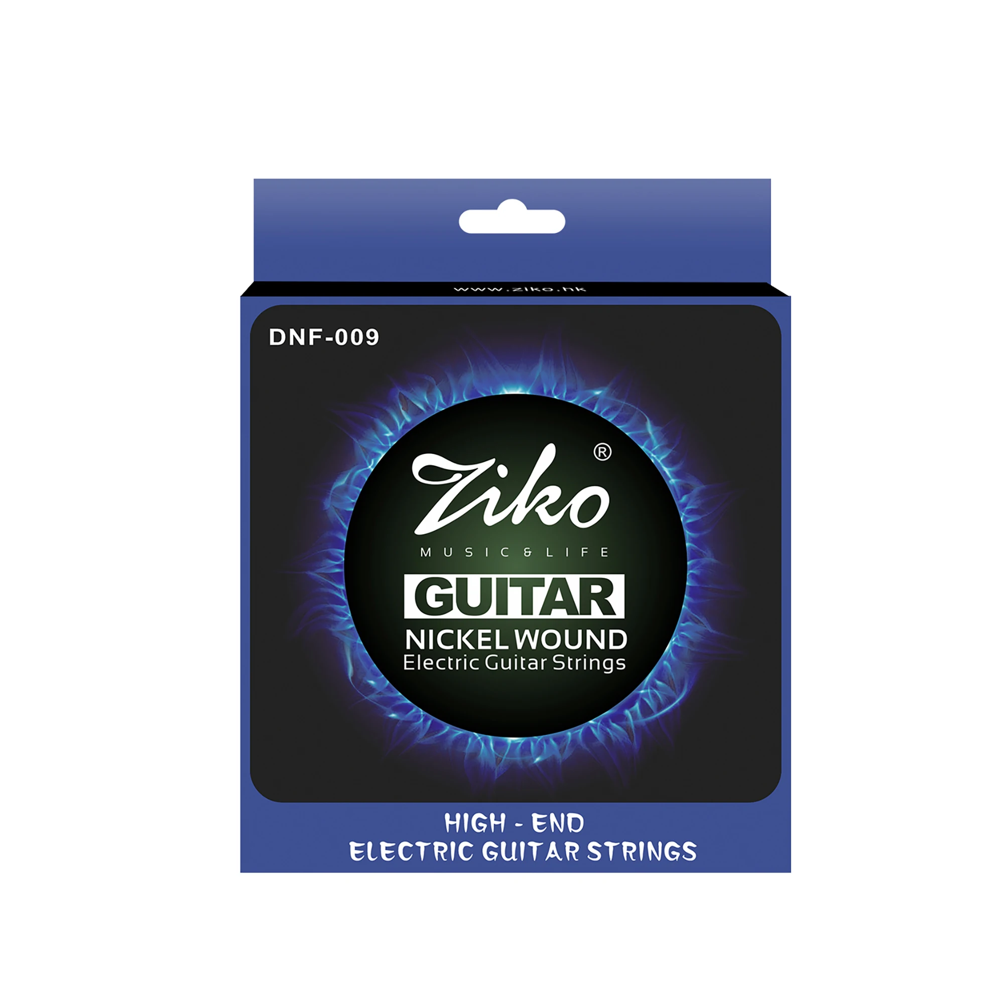 ZIKO Electric Guitar Strings Steel Core Nickel Wound Guitarra Strings Play Real Heavy Metal Rock DNF-009 Guitar Accessories