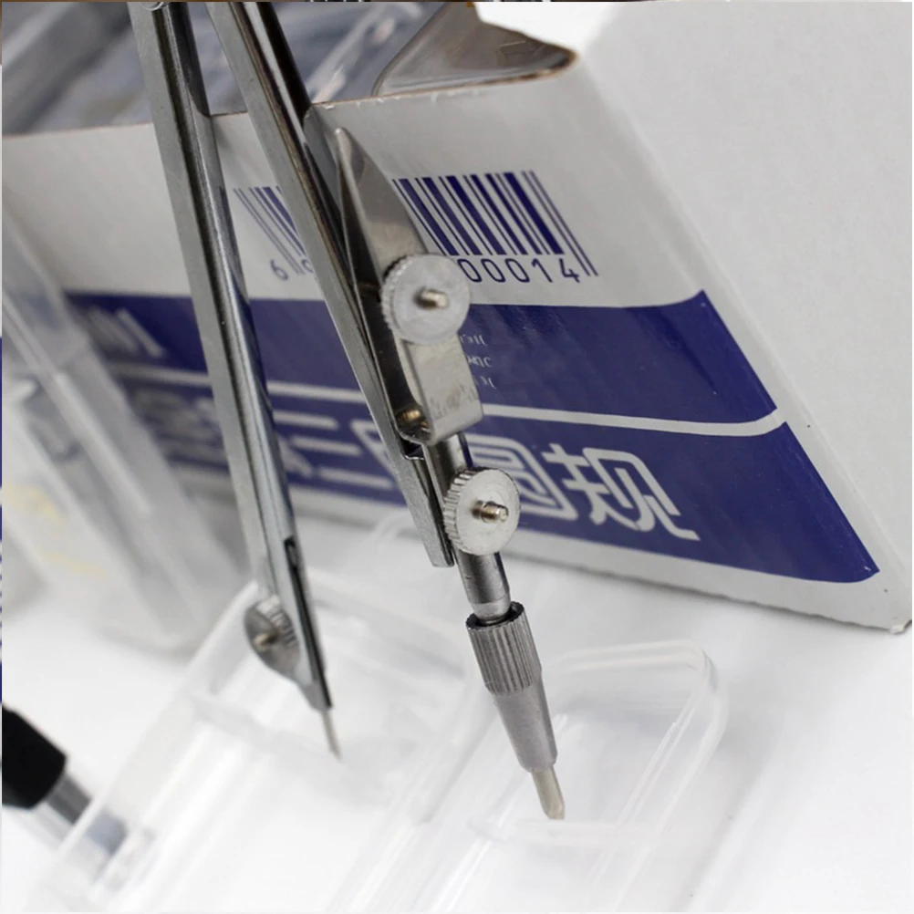 

2pcs Iron Compass For Students Drawing Tools School Supplies Geometry Compasses Drafting Compass Office Stationery Fresh Color