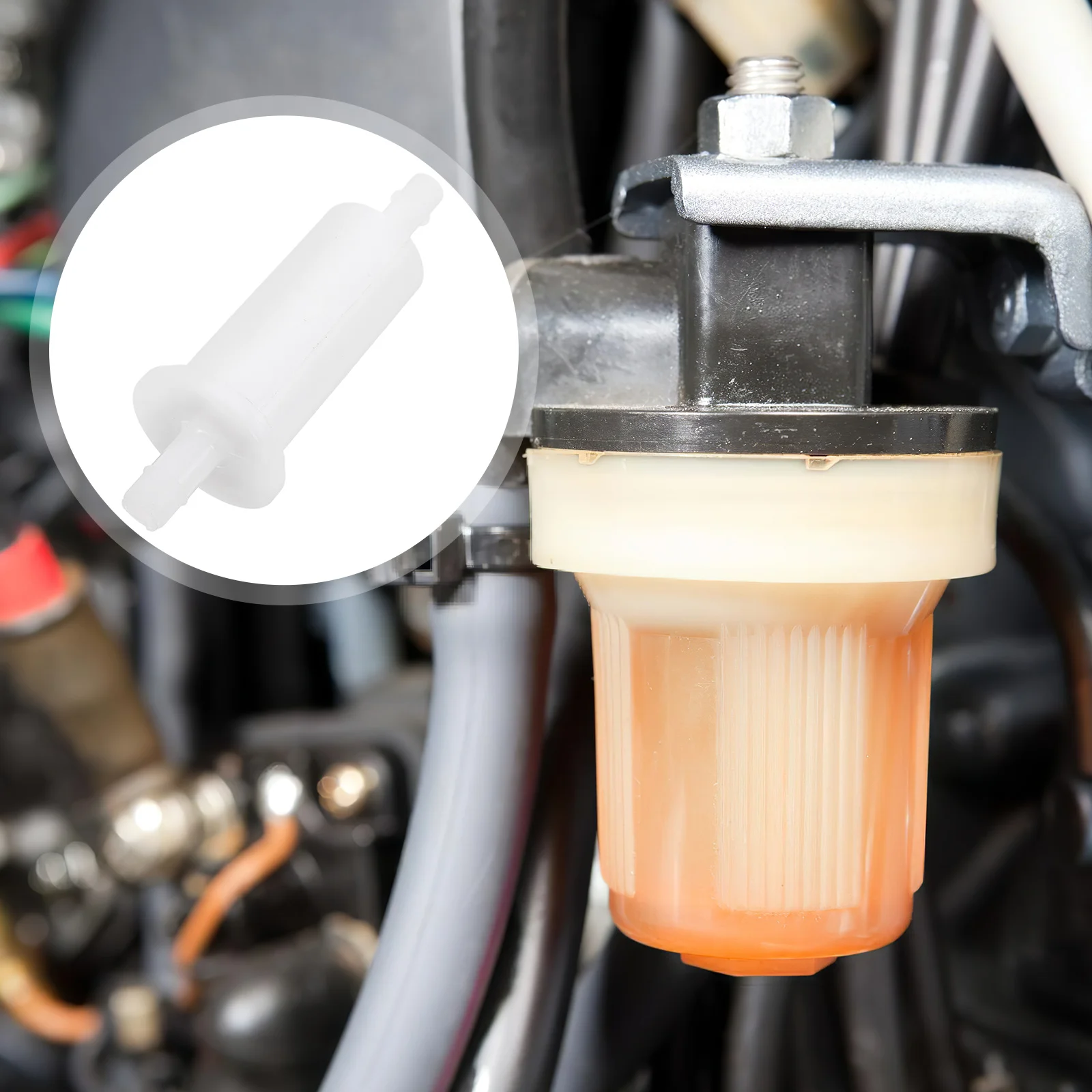 

5/16 Inch Marine Oil Filtration High Efficiency Water Separator Durable Plastic Replacement Yacht Boat Engines Compatible With