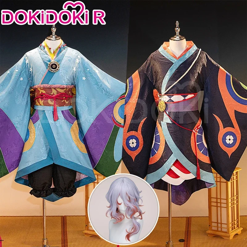 【Partial Ready For Ship】Kusuriuri Cosplay Costume Anime Mononoke【S-3XL】DokiDoki-R Men Kimono Costume Kusuriuri Wig Halloween