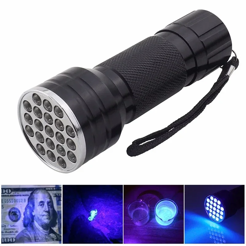 9/12/21/51 LED tragbare UV-Taschenlampe, Schwarzlicht, UV-Taschenlampe, Schwarzlicht-Detektor für Hundeurin, Haustierflecken und Bettwanzen – Detail 10