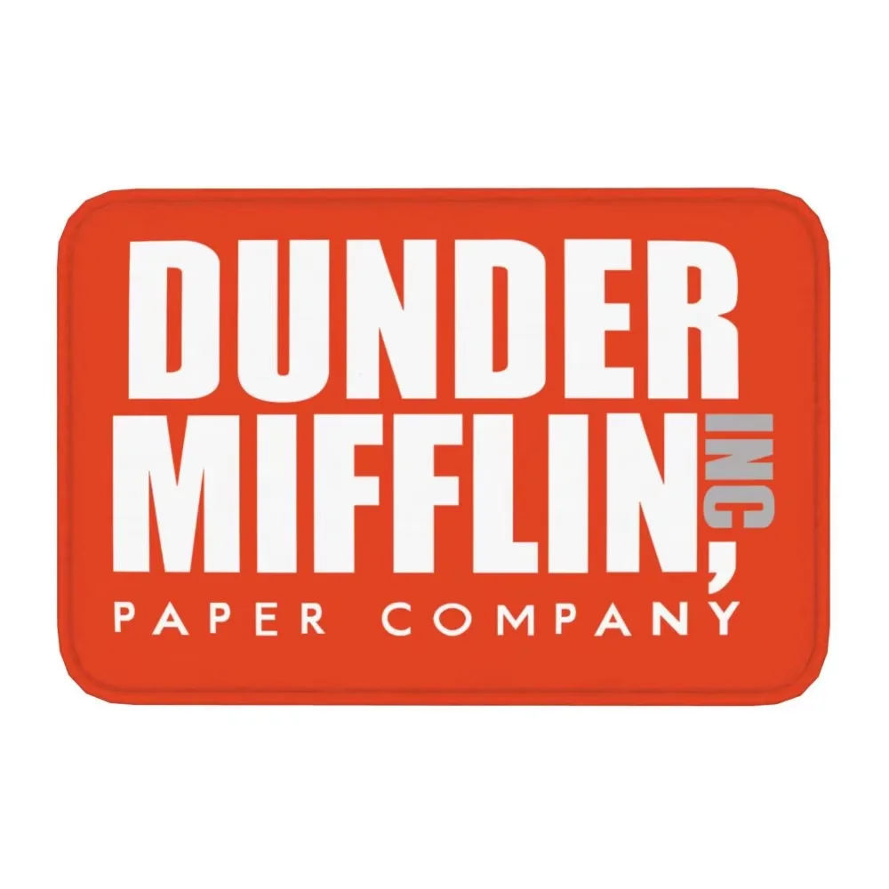 

The Office TV Show Dunder Mifflin Paper Company Front Door Floor Entrance Mats Outdoor Bath Doormat Bedroom Carpet Rug Footpad