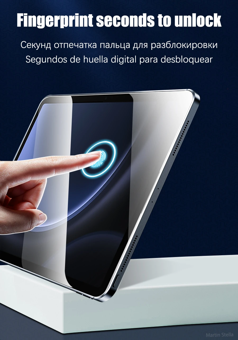 Gehärteter Glas-Displayschutz für Samsung Galaxy Tab S7 S9 Fe Plus S8 Ultra Tab S6 Lite A8 A11 Plus A9 Folie Einfache Installation – Detail 10