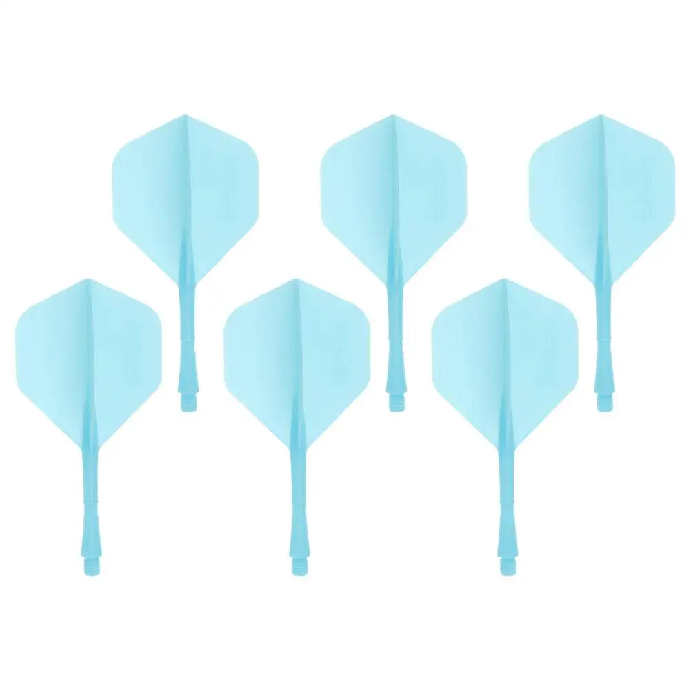 6pcs Fins Material Sky Flight Blue Soft Tip Wing Balance Decorative Tails Supplies Practical Use