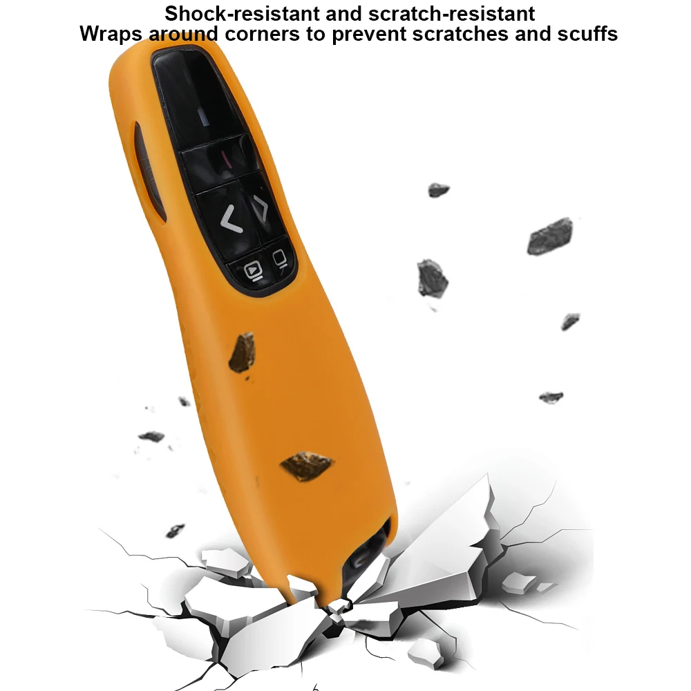 

Soft Silicone Cover Protective Case with for Logitech Wireless Presenter R 400 for Logitech R400 Silicone Remote Controller Case