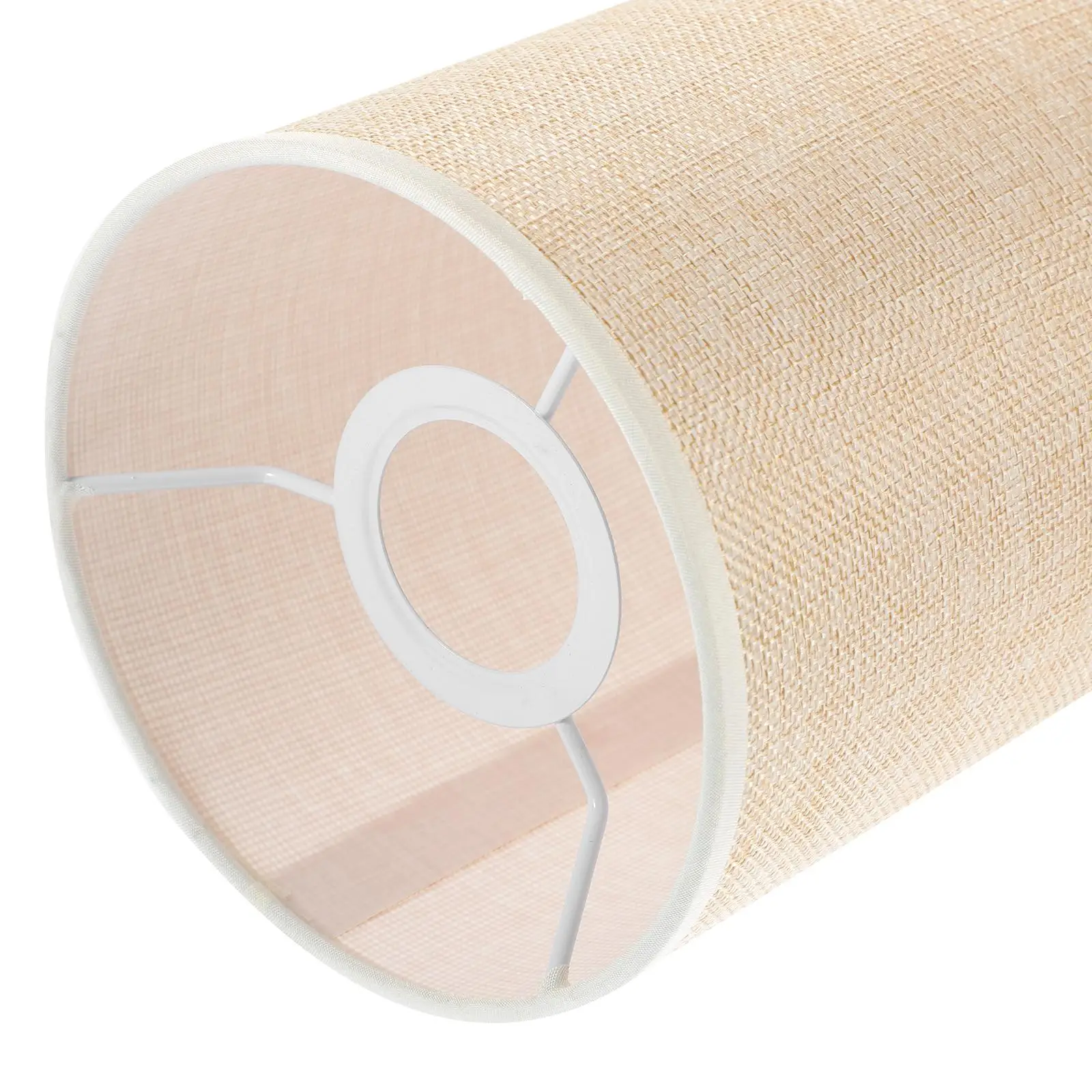 Standard Cylindrical Linen Lampshade Desk Light Accessories Pendant Rechargeable Bulb