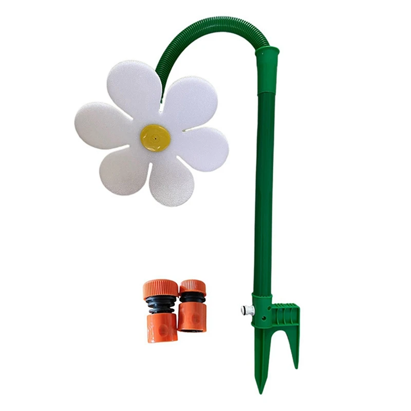 Watering Sprinkler Flower Shape Crazy Spin Sprinkler 720 Rotating Water For Yard Lawn Watering Irrigation Tool