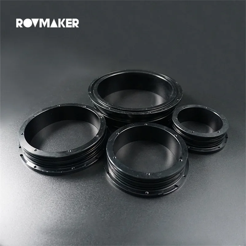 ROVMAKER Watertight O-Ring Flange For ROV Underwater Robot Aluminum Alloy Sealed Cabin of Remote Operated Vehicle