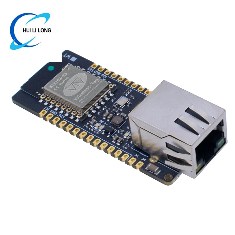 ETH01-EVO وحدة عرض التنوير ESP32-C3 واي فاي بلوتوث إيثرنت 3 في 1 بوابة إنترنت الأشياء المحدثة WT32-ETH01