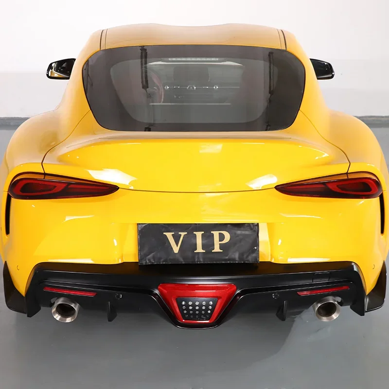 

1Pcs Real Carbon Fiber For Toyota Supra 2019-2025+ Car Rear Tail Light Lamp Frame Cover Trim Sticker Car Exterior Accessories