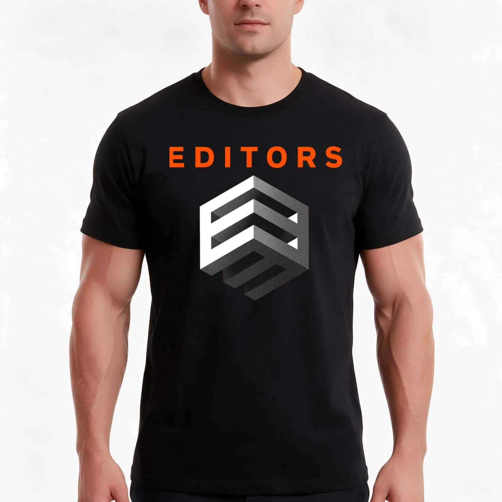 EDITORS T-Shirt Summer Casual Cotton Tee Oversized Streetwear Tops Vintage Graphic Print Loose Fit Short Sleeve 100% Cotton
