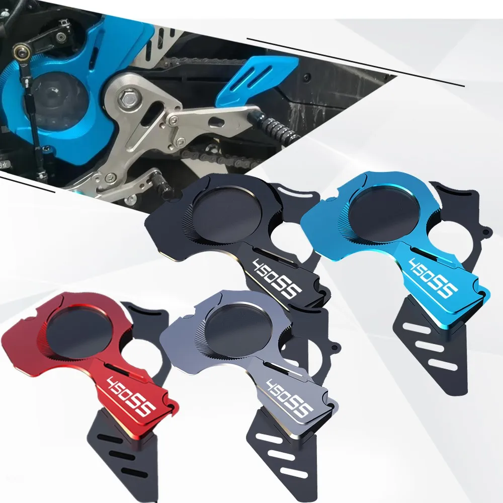 

Для CFMOTO 450SS 450SR 450SR-S 2022 2023 2024 2025 крышка передней звездочки мотоцикла, крышка приводного вала, защитная крышка ручки цепи