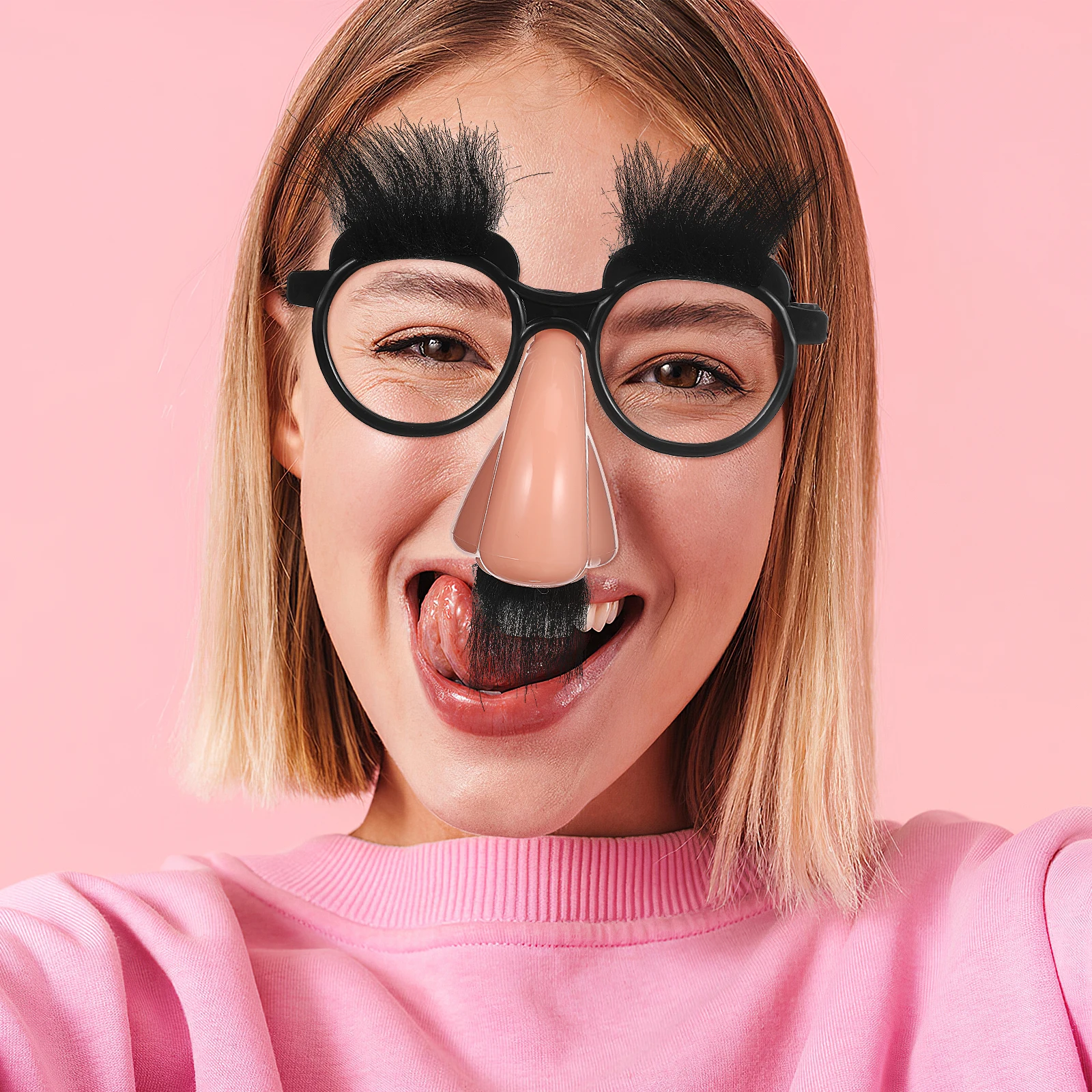 

Забавные очки с носом и бровями, большой реквизит Groucho Marx, костюм на Хэллоуин для взрослых, аксессуары для взрослых, поддельные