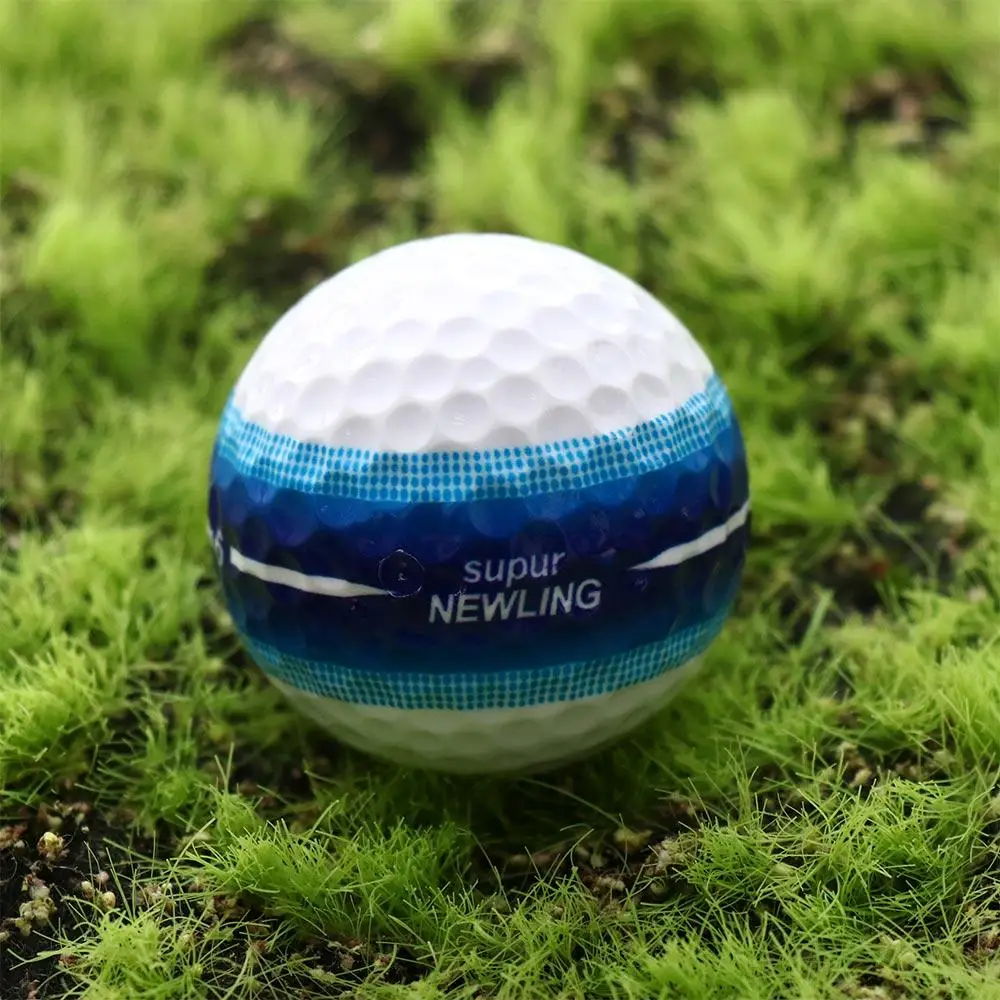 360 ° Aiming Golf Balls Three Layer Sky Blue Golf Three Layer Ball Green Purple Super Long Distance Golf Ball Game Balls