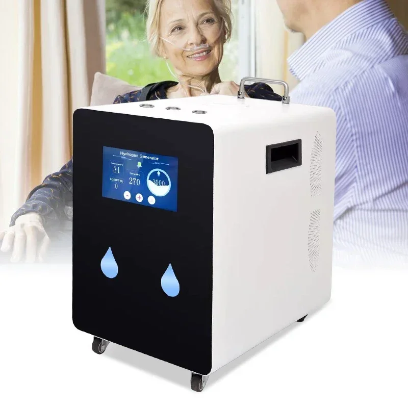 900ml/Min High Purity Hydrogen  Generator Inhalation 3000ml H2 Hydrogene Molleculaire Inhalation Machine For Health Care