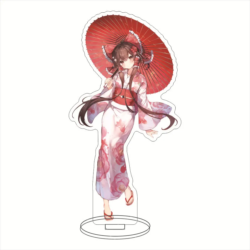 حار أنيمي توهو مشروع الاكريليك حامل لعبة Youmu Konpaku Hakurei Reimu Kirisame ماريسا الشكل تأثيري لعبة صديق الهدايا