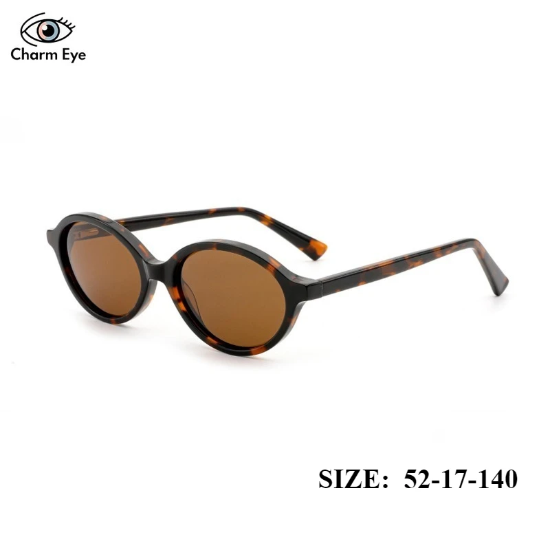 

New Fashion Cat Eye Small Frame Women Acetate Sunglasses High-quality Tortoiseshell Men Outdoor Polarized Driving Sun Glasses