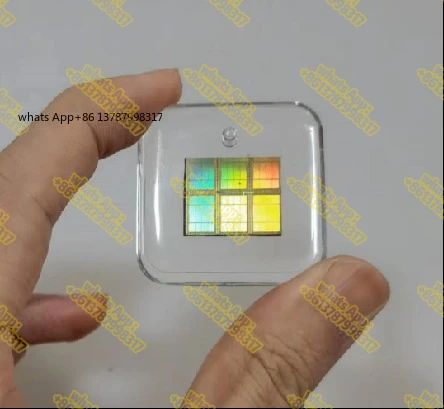 CPU Wafer Keychain Processor Memory Chip Glue Drip amd Silicon 