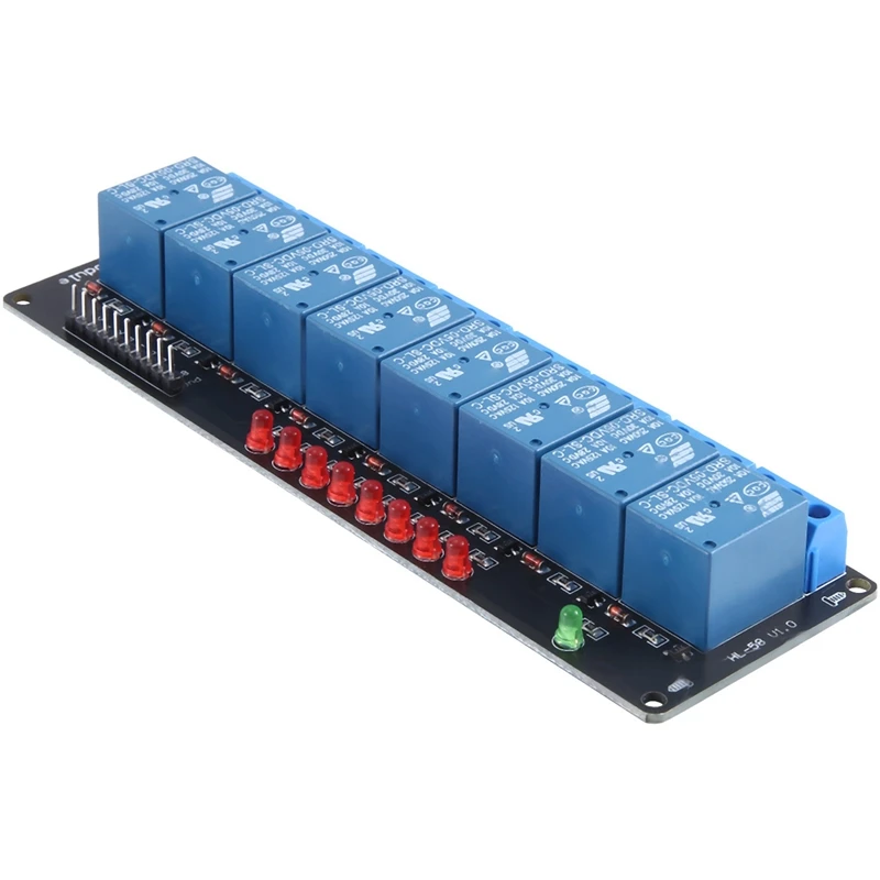 

1 PCS 8-Way Relay Module 5V Optocoupler Drive Module Eight-Way Relay Control Board Low Level Trigger